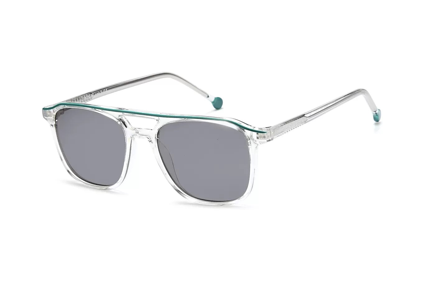 IKALY SK679 – Lunettes de soleil enfant acétate cristal/vert