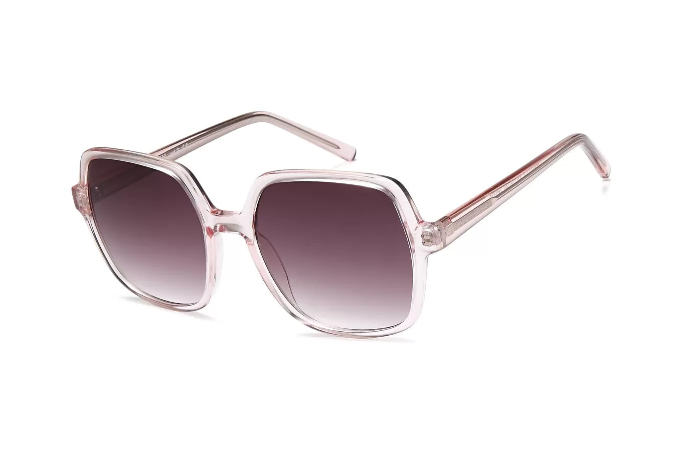 IKALY SP4270 – Lunettes de soleil femme cristal rose & verres bruns