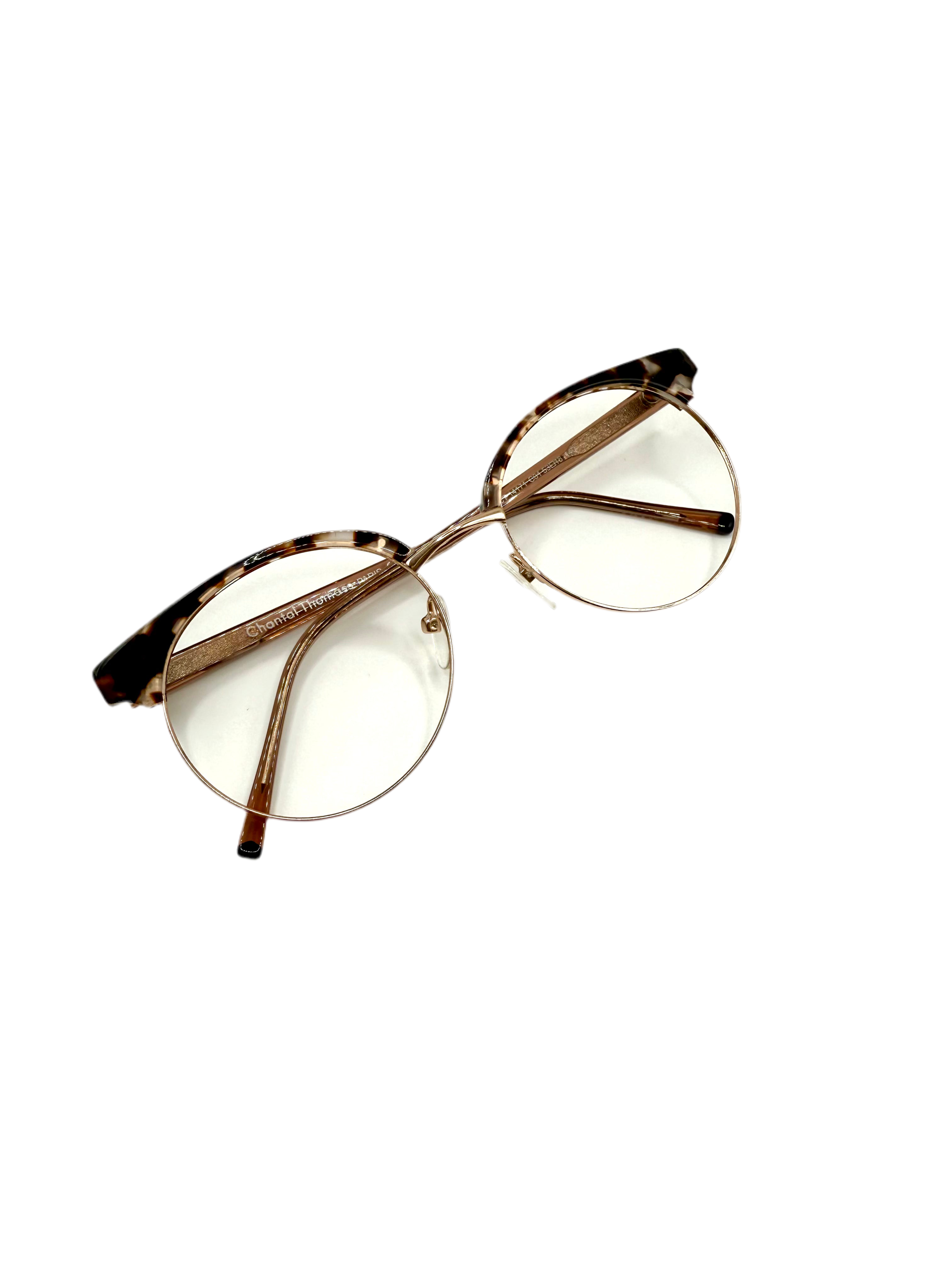 Chantal Thomass – CT14171 | Lunettes de vue femme combiné rose gold et écaille en acétate