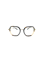 Lou – F9 | Lunettes de vue femme écaille et beige + clip solaire