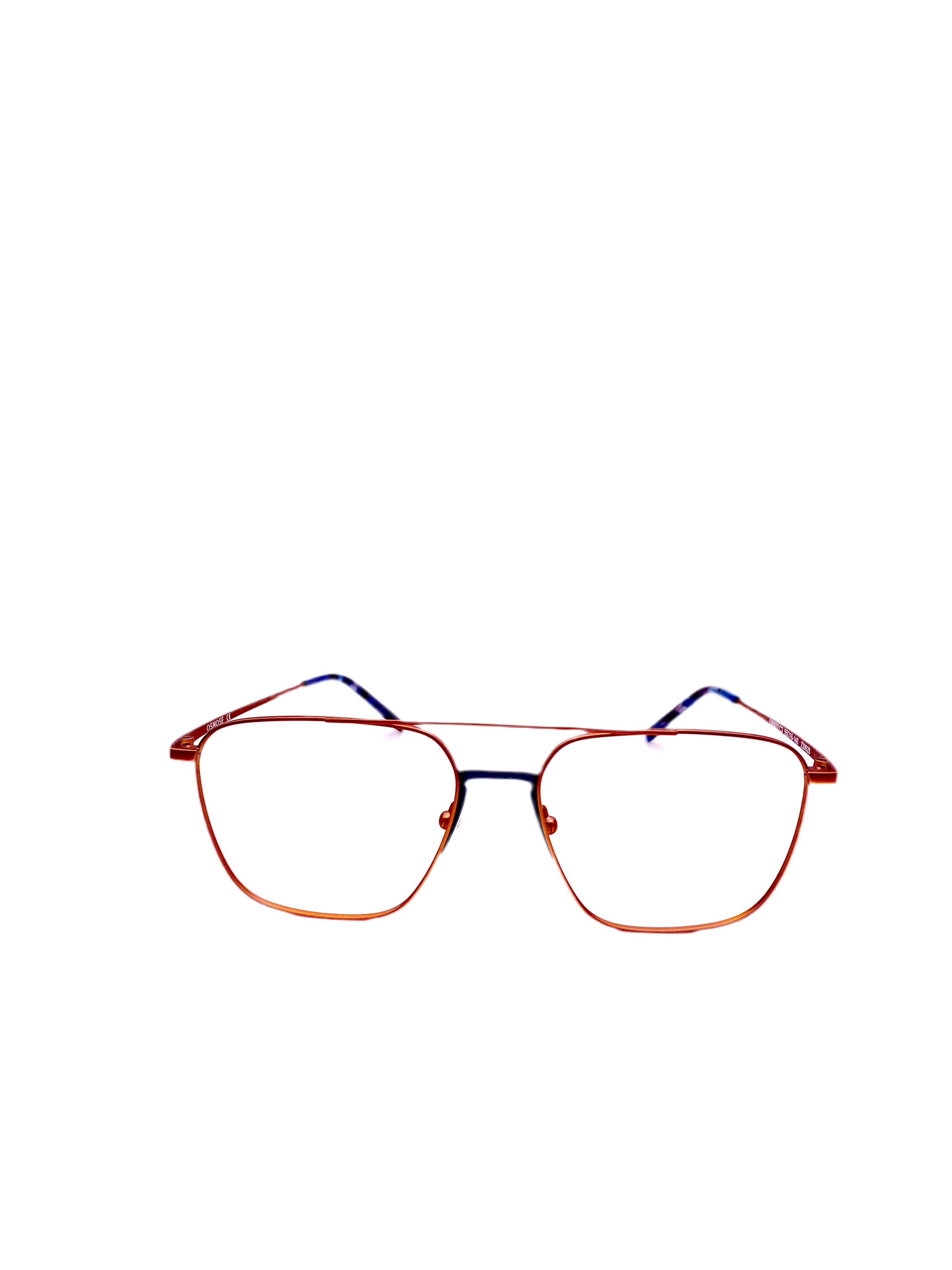 OSMOSE - OS922 | Lunettes de vue homme métal taupe pont bleu