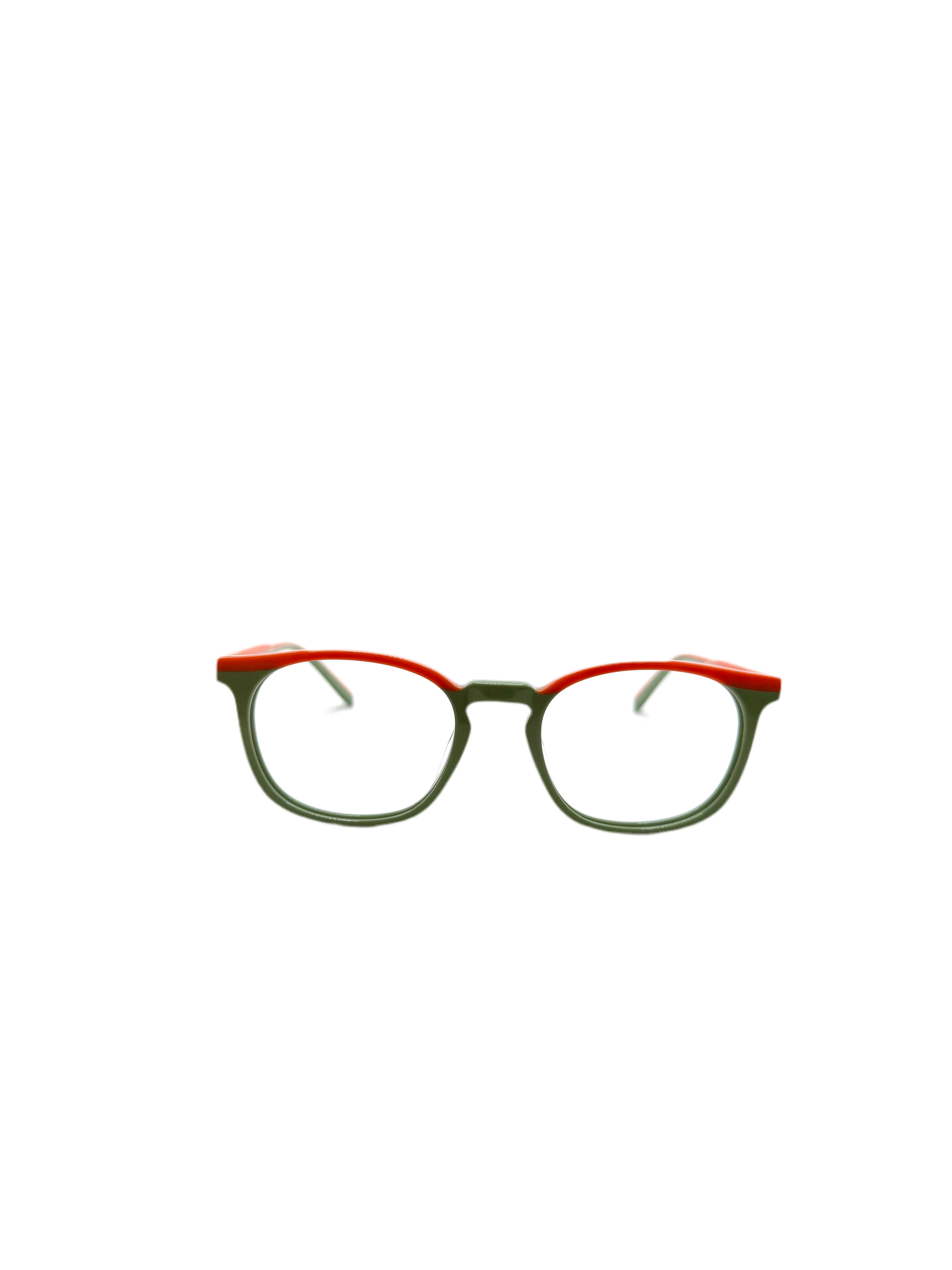MR.BOHO – Gordon | Lunettes de vue homme verte et orange