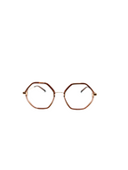 Lou – F3 | Lunettes de vue femme cristal rose + clip solaire