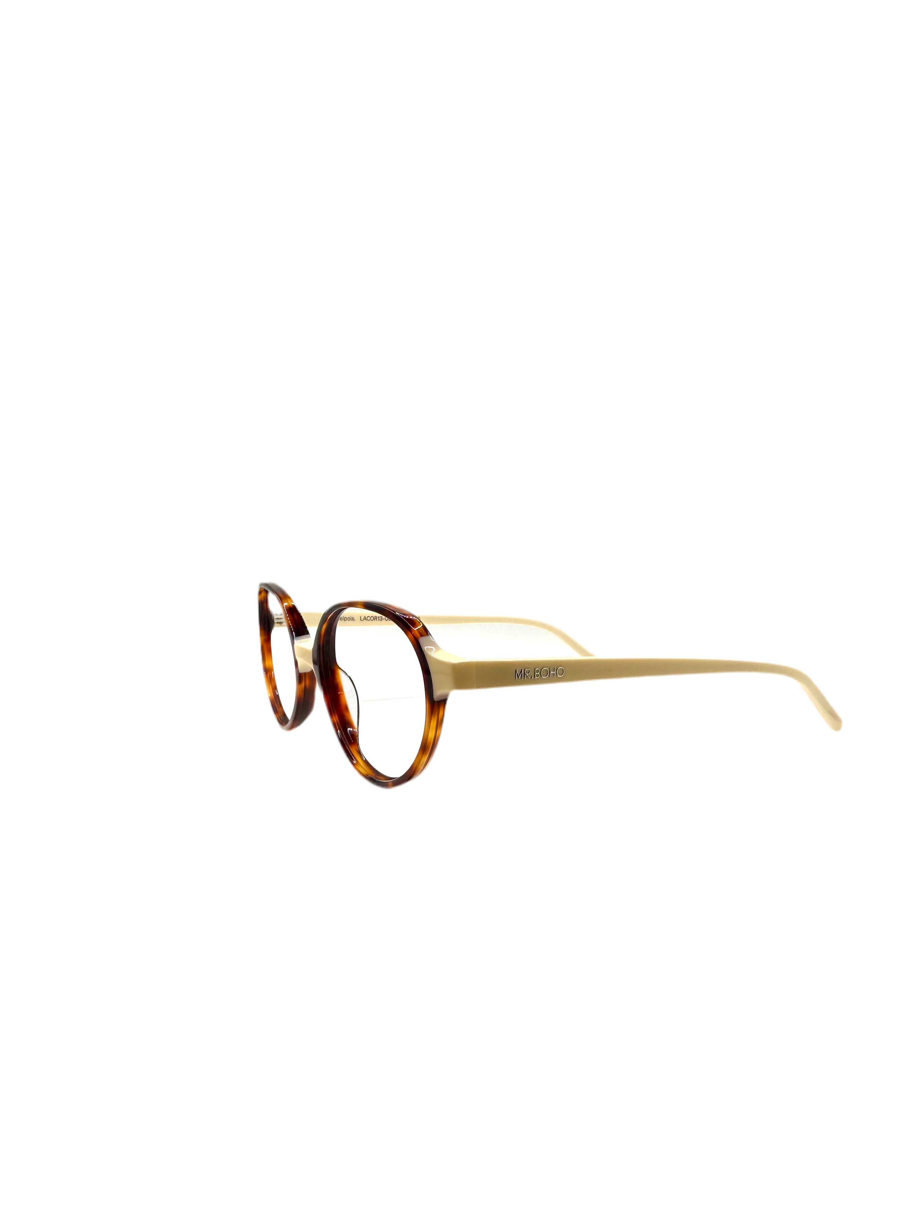 MR.BOHO – Belpois | Lunettes de vue femme écaille et crème