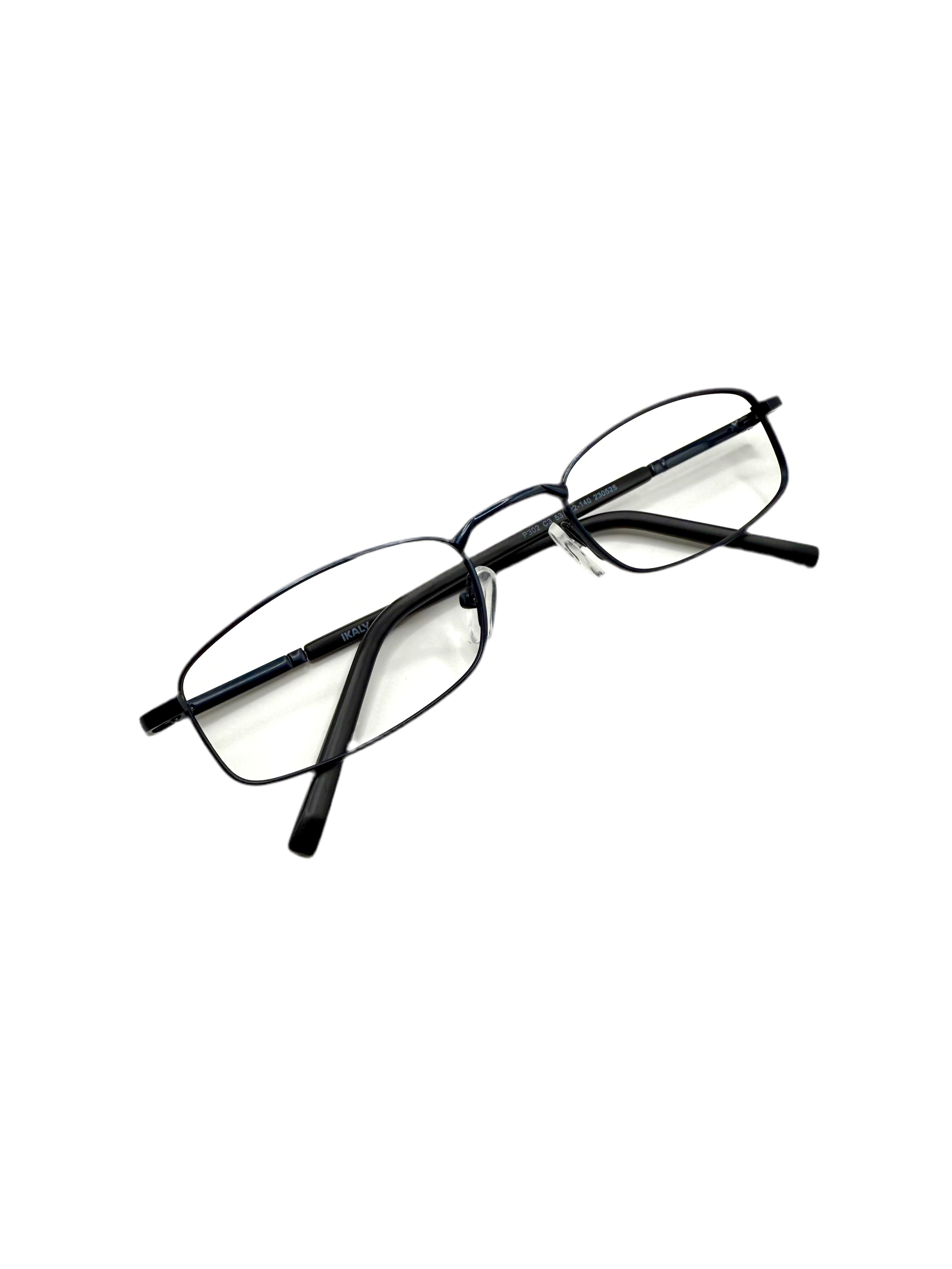 IKALY P302 – Noir | Lunettes de vue homme en métal