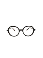 Bali – Celest | Lunettes de vue femme noir et écailles en acétate