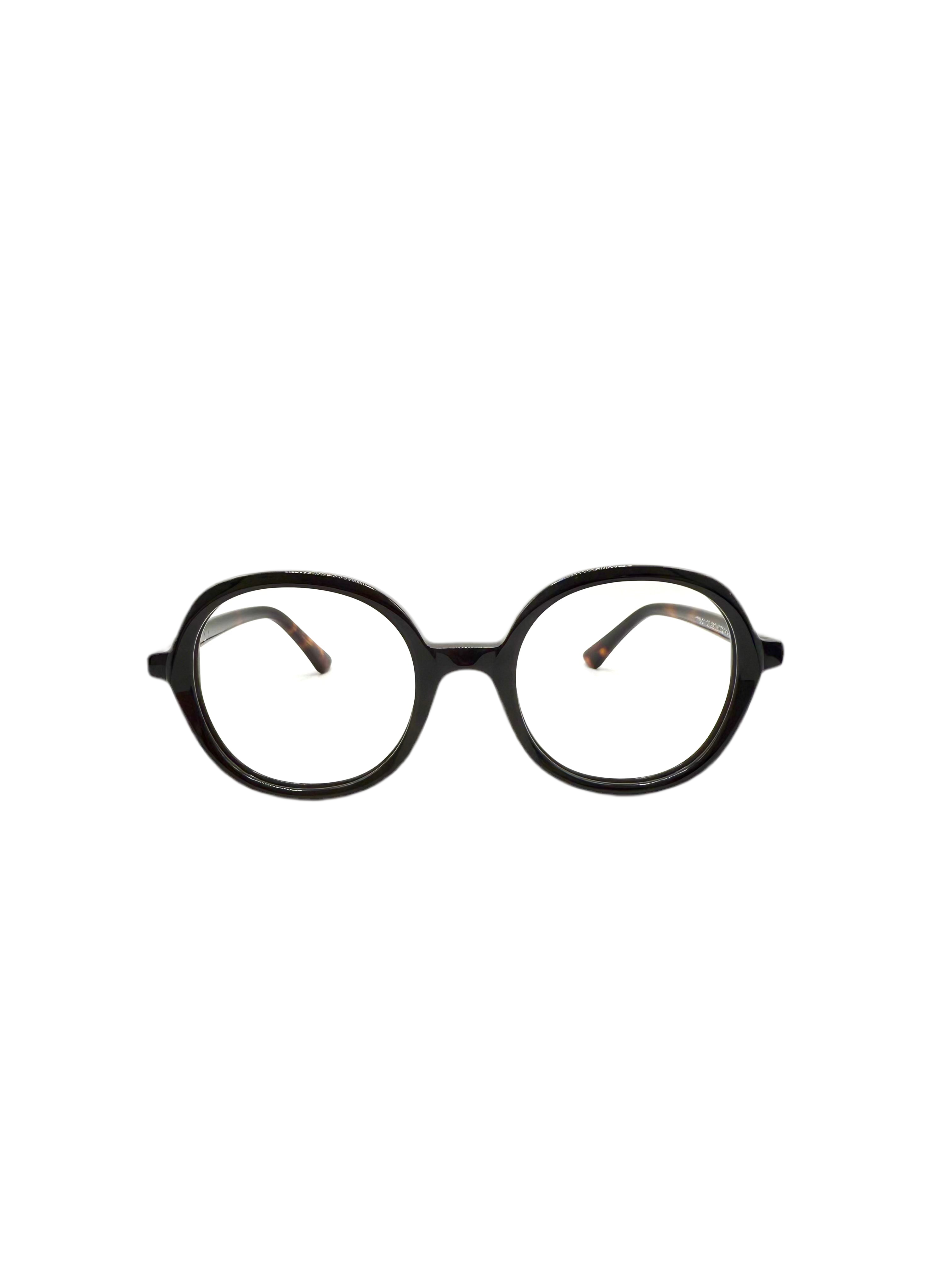 Bali – Celest | Lunettes de vue femme noir et écailles en acétate
