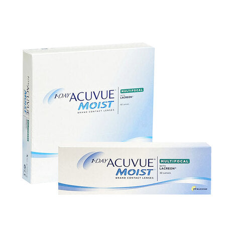 Lentilles journalières JOHNSON & JOHNSON 1 DAY ACUVUE MOIST MULTIFOCAL LOW - BTE 30