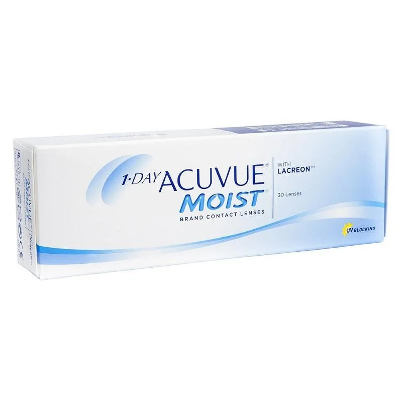 Lentilles journalières JOHNSON & JOHNSON 1 DAY ACUVUE MOIST | BTE 90