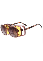 OSMOSE OCP653 | Lunettes de vue femme cristal rose à clip