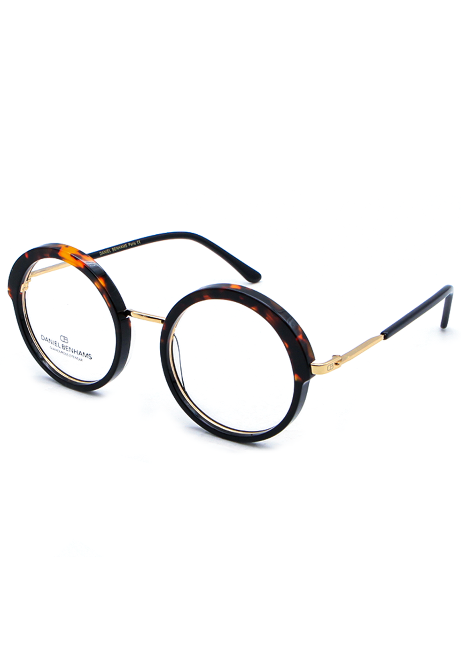 Daniel Benhamss – Drew | Lunettes de vue femme doré, noir et écaille