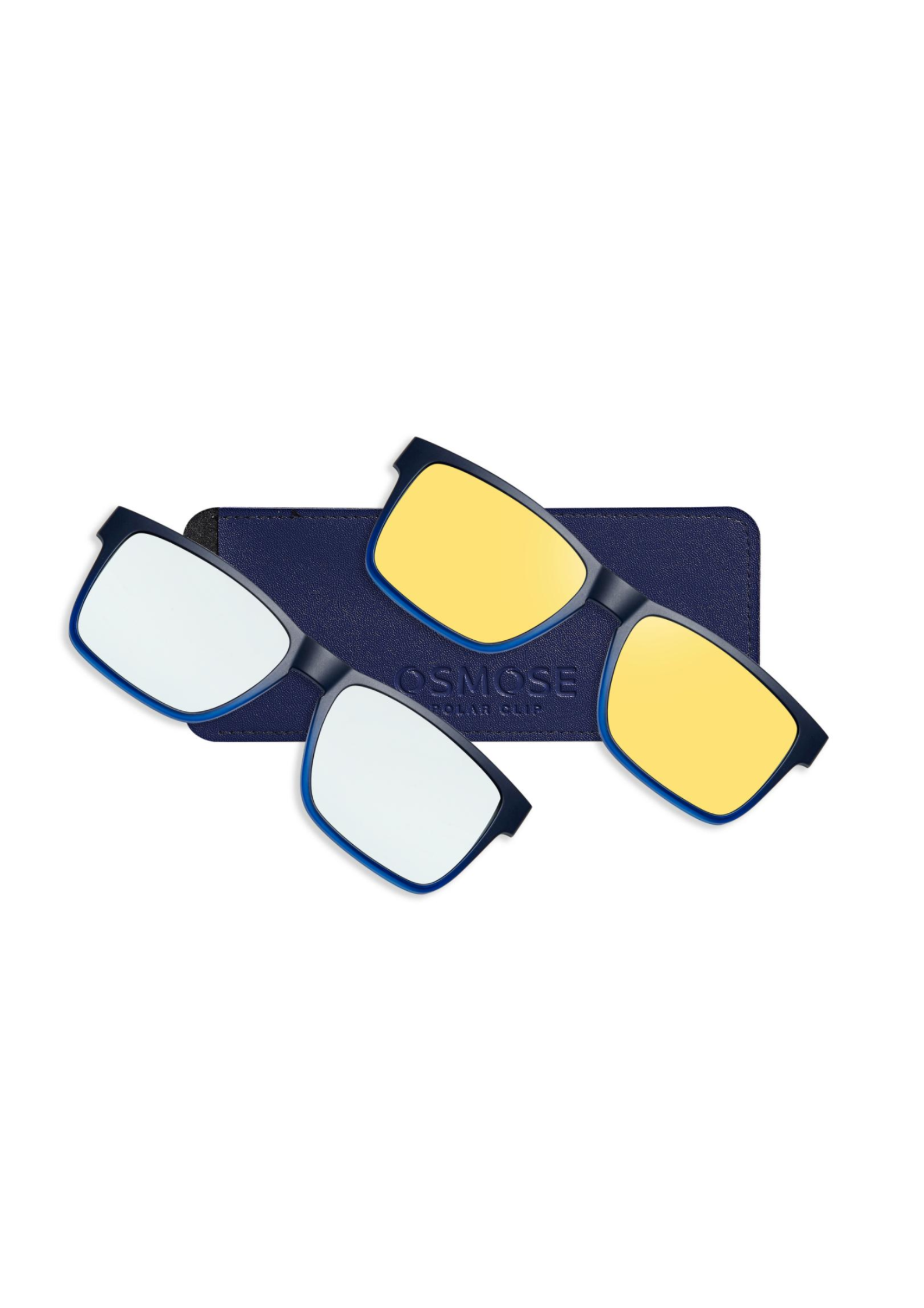 OSMOSE - OCP509 | Lunettes de vue homme ultem bleu mat à clip photochromique