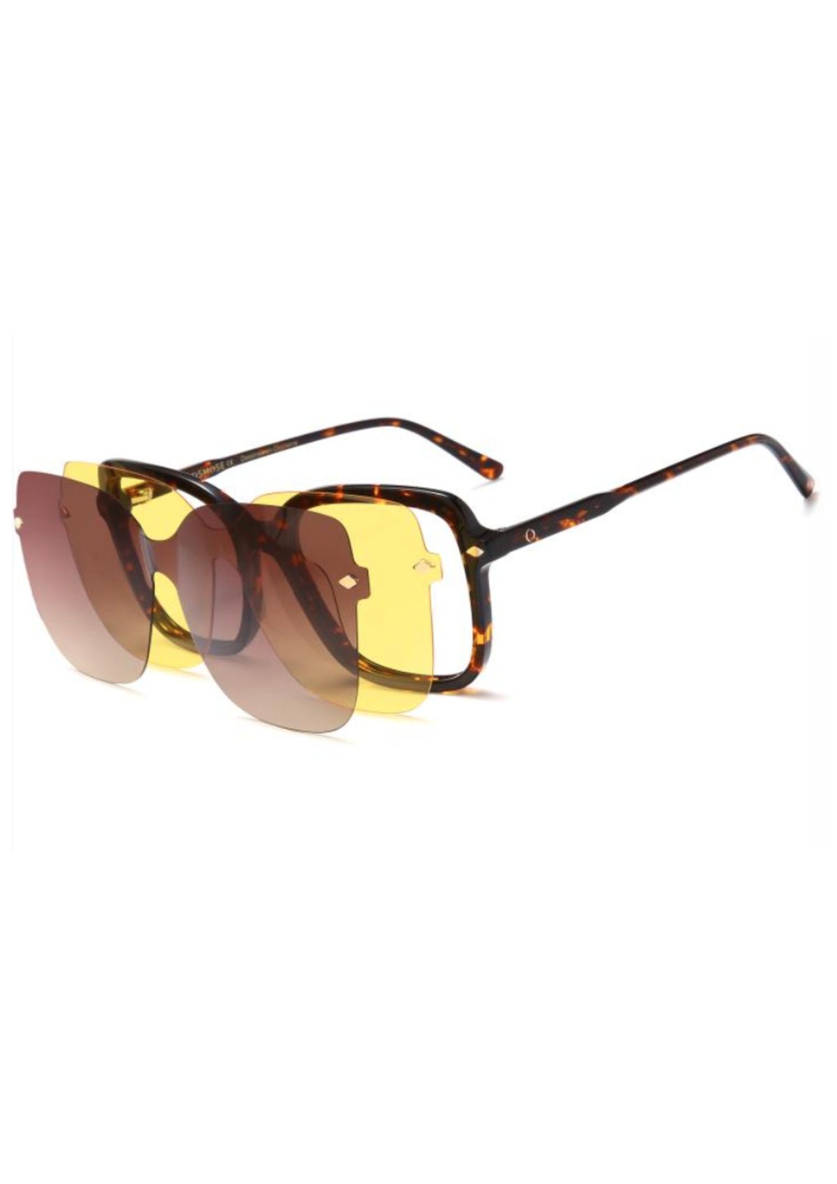 OSMOSE OCP651 | Lunettes de vue femme écaille à clip