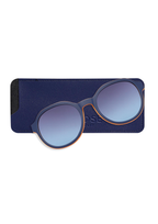 OSMOSE - OCP636 | Lunettes de vue enfant acétate écaille, bleu & orange à clip