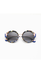 WOODYS Jolie – Lunettes de soleil femme écaille bleu et rose
