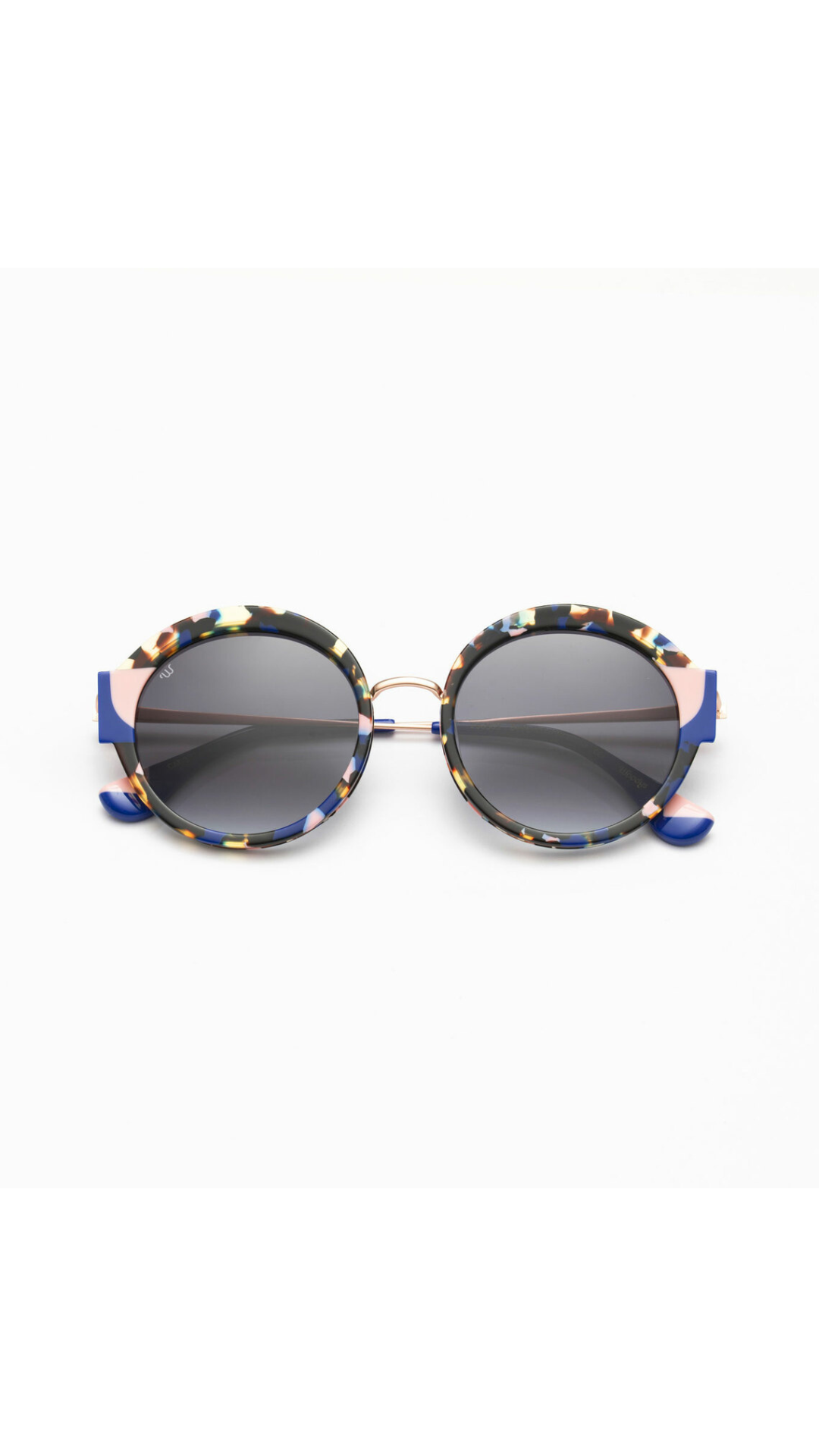 WOODYS Jolie – Lunettes de soleil femme écaille bleu et rose