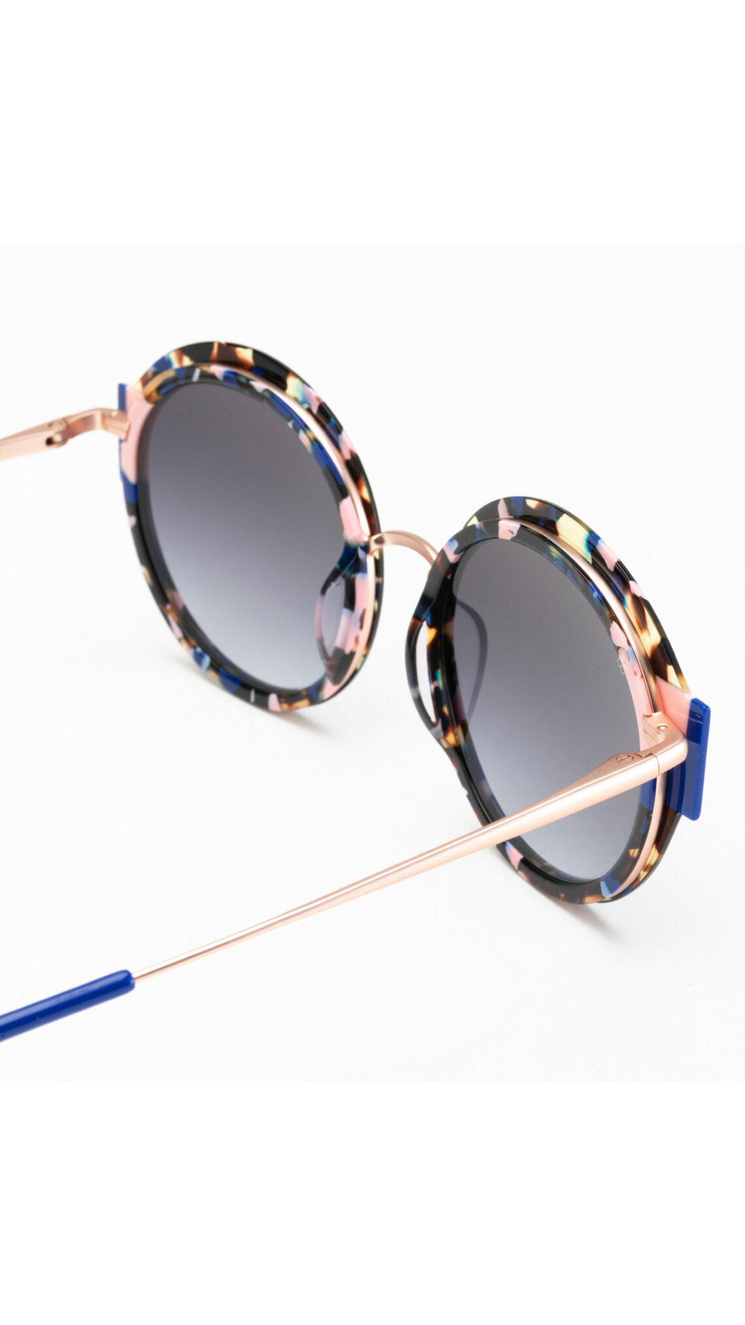 WOODYS Jolie – Lunettes de soleil femme écaille bleu et rose