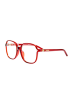 JACQUEMUS BERGER – ROUGE TRANSLUCIDE | LUNETTES DE VUE EN ACÉTATE