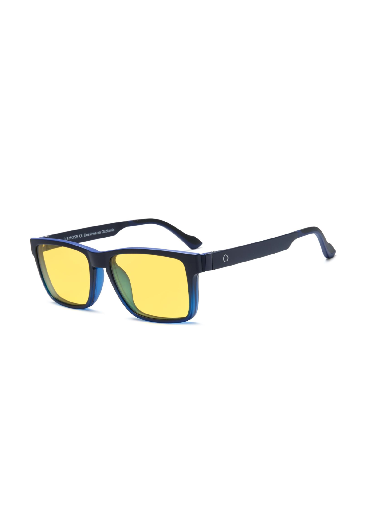 OSMOSE - OCP509 | Lunettes de vue homme ultem bleu mat à clip photochromique