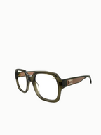 LANCEL – LA90076 | Lunettes de vue femme kaki & rose