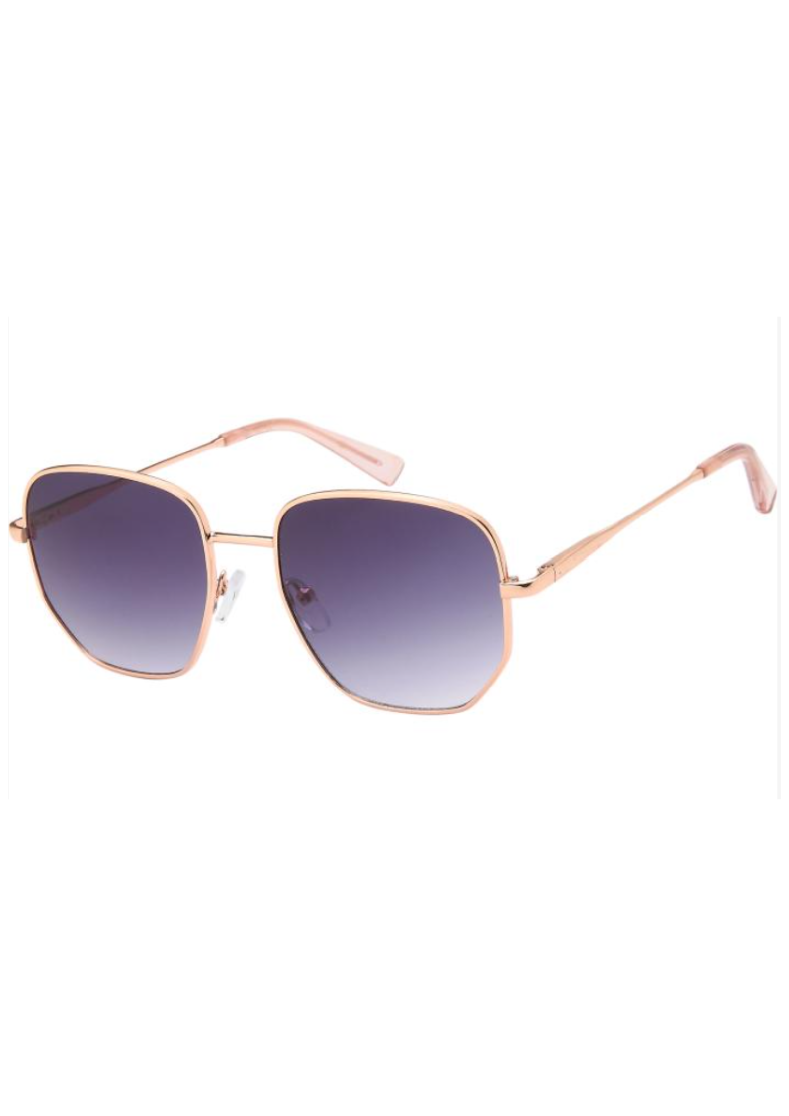 IKALY S378 – Lunettes de soleil femme métal or rose