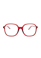 JACQUEMUS BERGER – ROUGE TRANSLUCIDE | LUNETTES DE VUE EN ACÉTATE