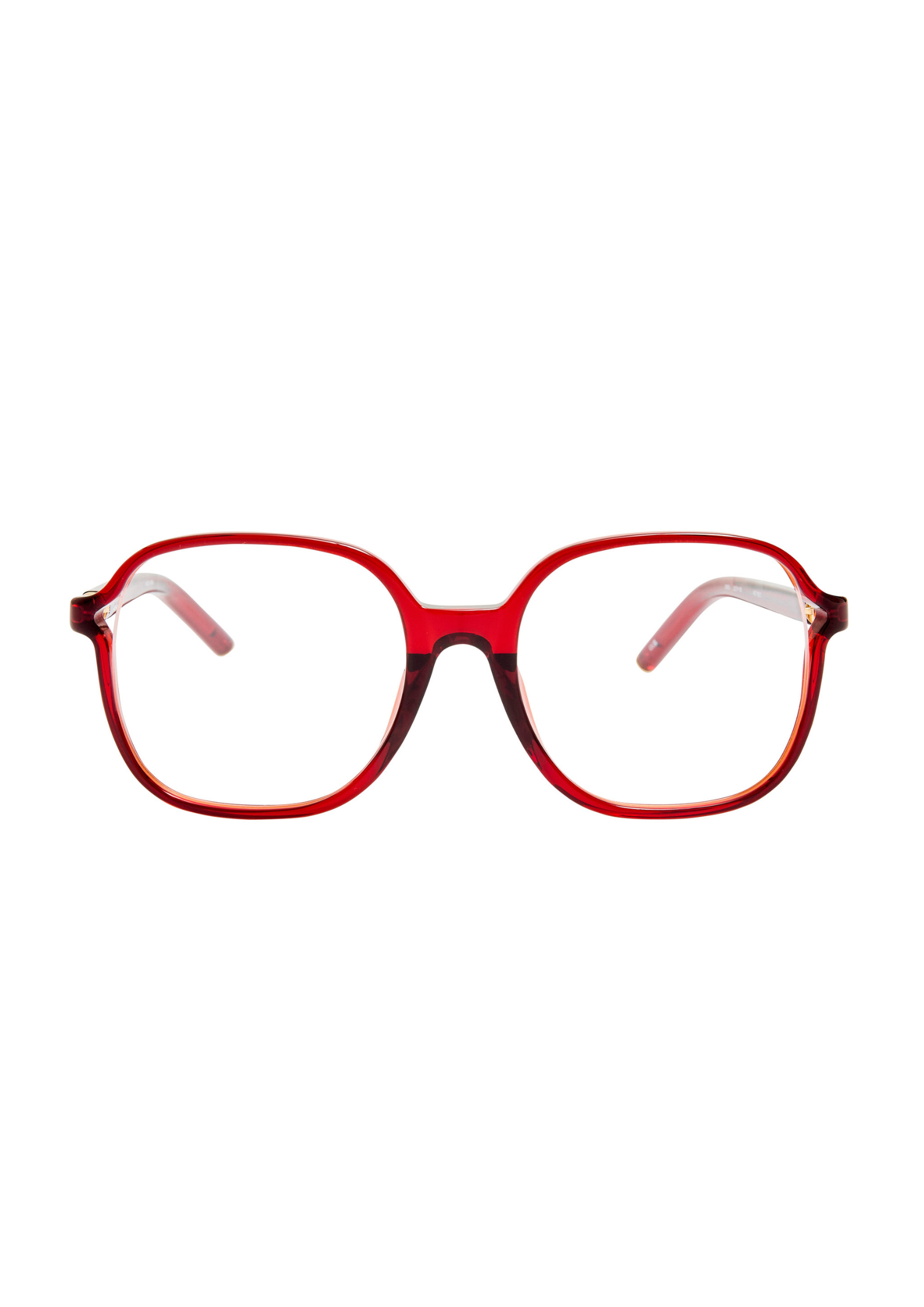 JACQUEMUS BERGER – ROUGE TRANSLUCIDE | LUNETTES DE VUE EN ACÉTATE