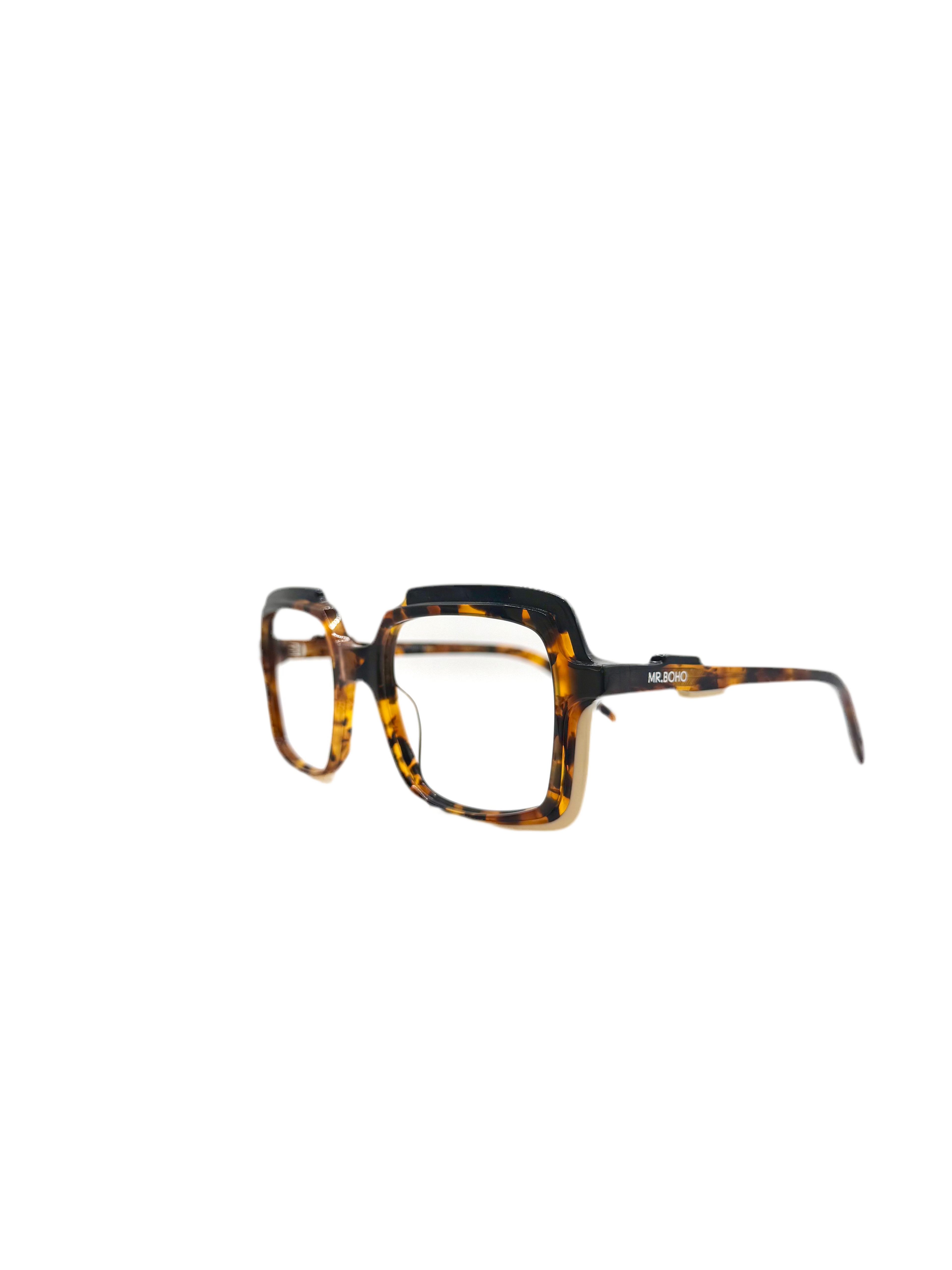 MR.BOHO – Barbara | Lunettes de vue femme écaille, noir et crème