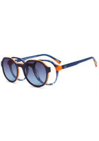 OSMOSE - OCP636 | Lunettes de vue enfant acétate écaille, bleu & orange à clip