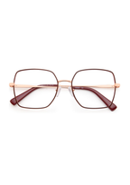 IKALY – P320 | Lunettes de vue femme or rose et bordeaux