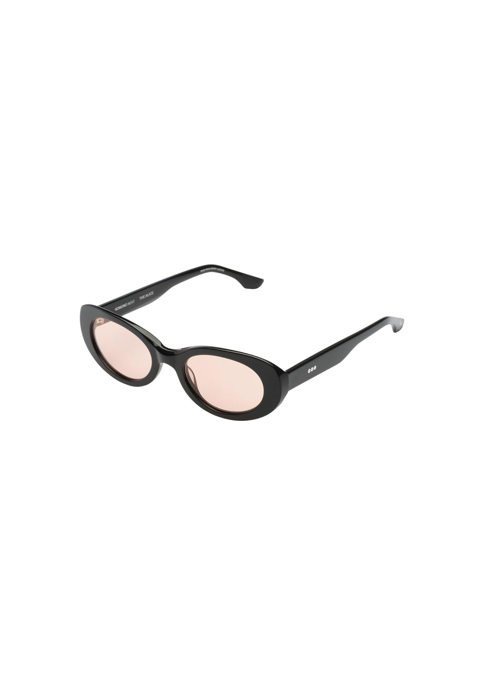 KOMONO Alice – Lunettes de soleil femme en acétate noir