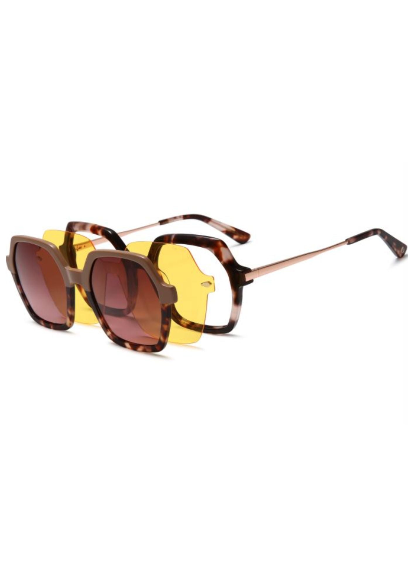 OSMOSE OCP650 | Lunettes de vue femme écaille à clip