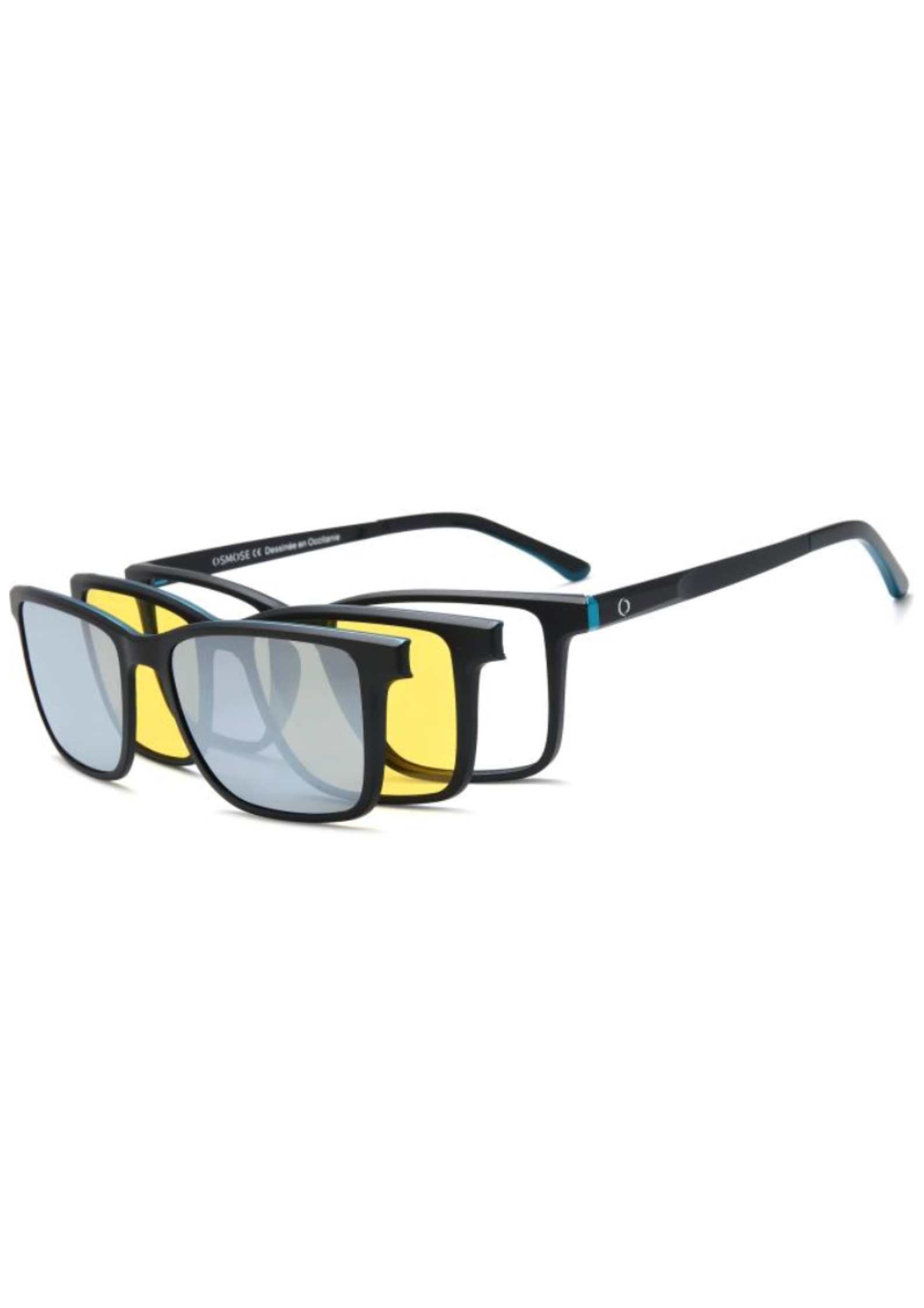 OSMOSE - OCP646 | Lunettes de vue homme ultem noir à clip