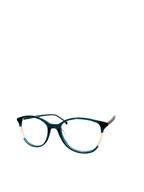 Lou – KA11 | Lunettes de vue enfant vert et blanc pailleté