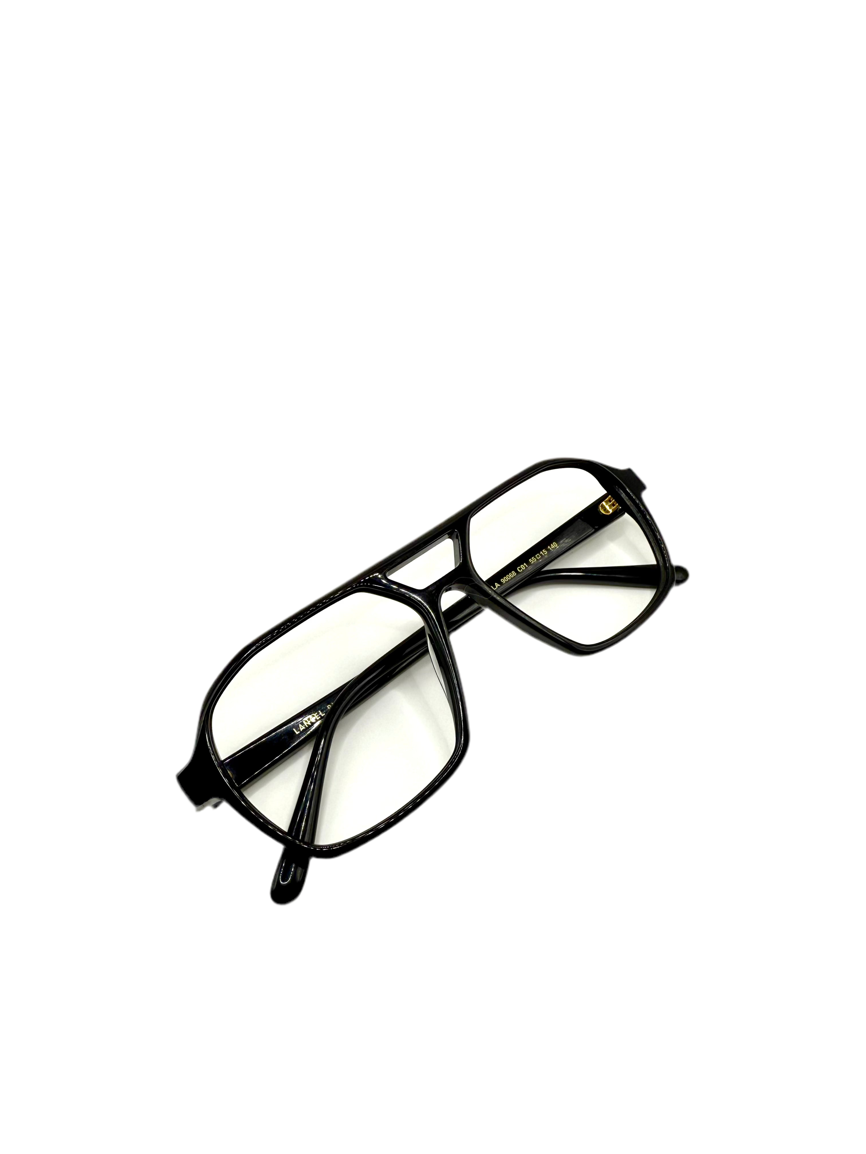 LANCEL – LA90068 | Lunettes de vue femme double pont noir