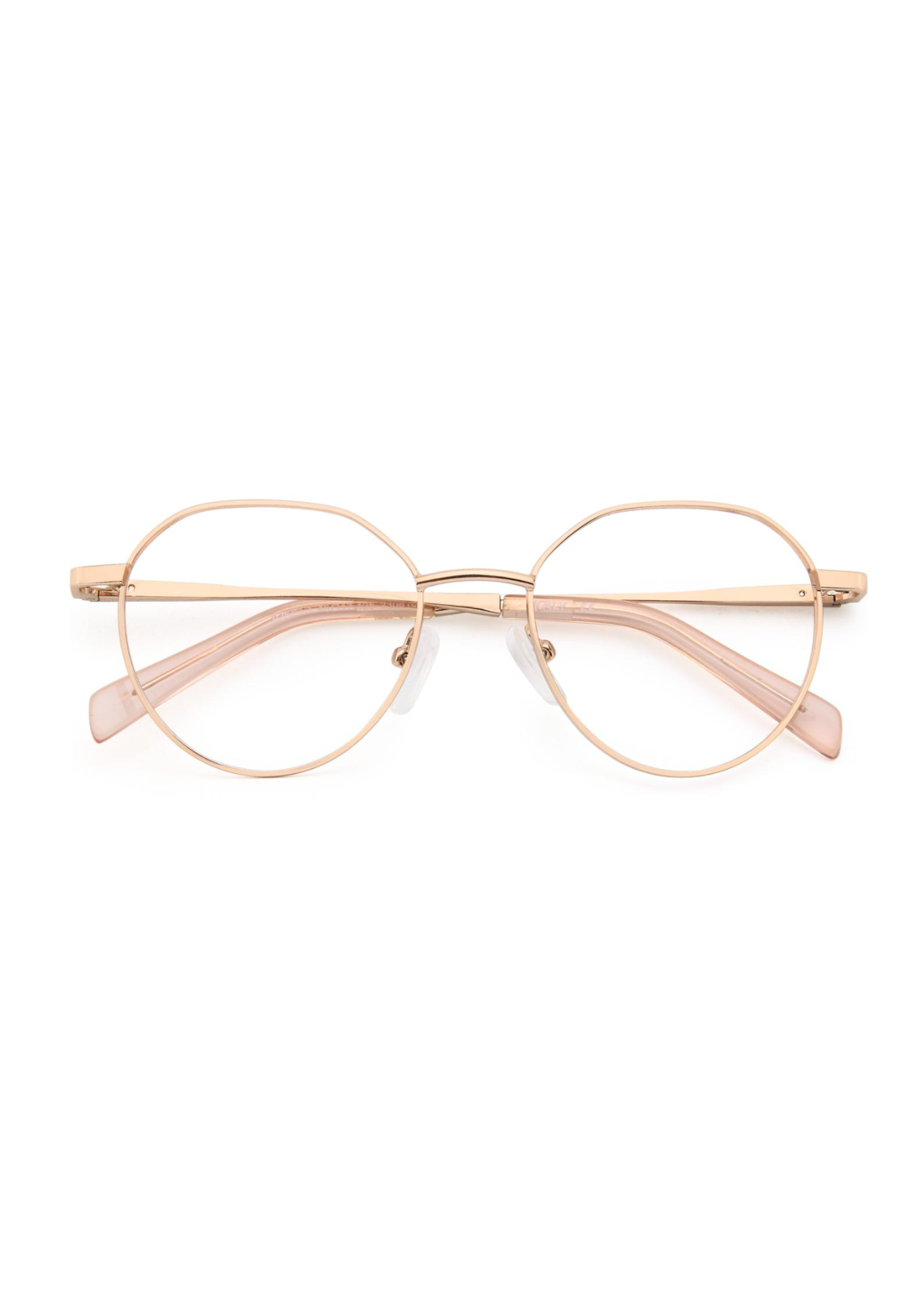 IKALY – P257 | Lunettes de vue enfant métal doré rose