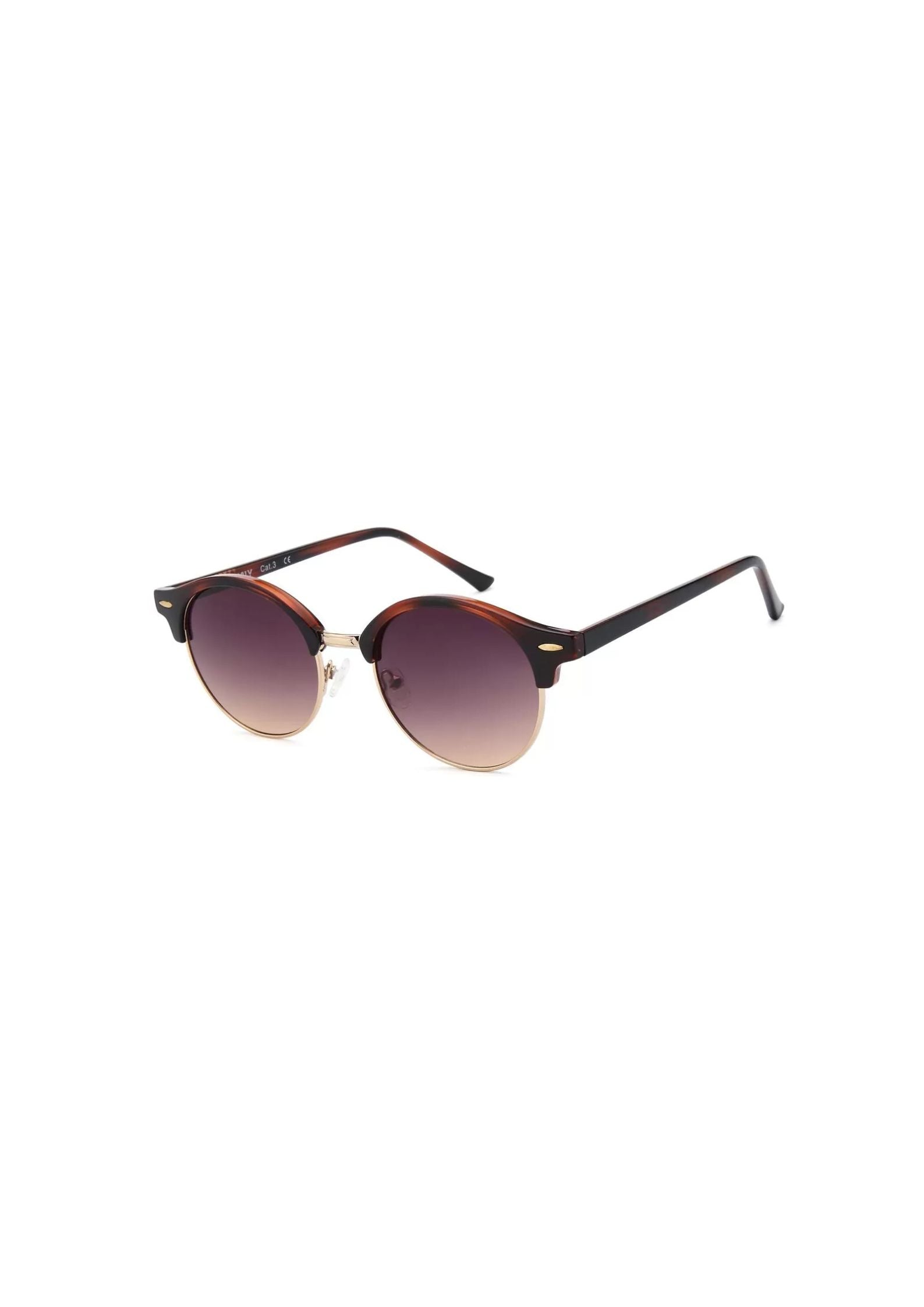 IKALY SP4287 – Lunettes de soleil homme combiné écaille marron