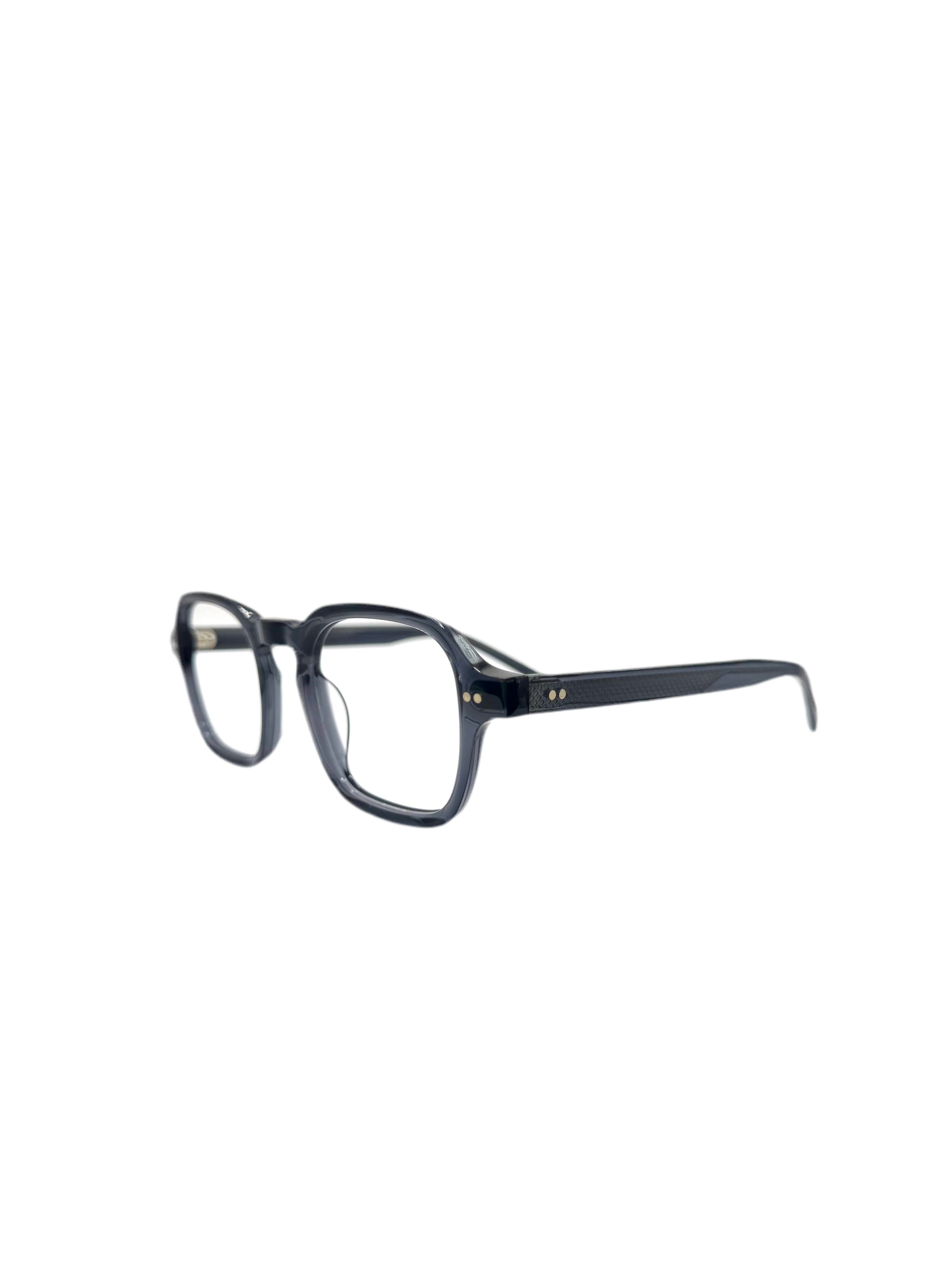 Lou – AM58 | Lunettes de vue homme acétate cristal gris