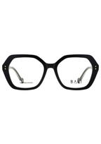 Bali – Joy | Lunettes de vue femme acétate noir et branche dorée