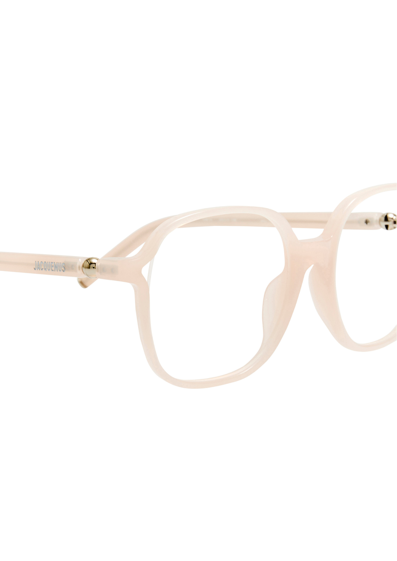 JACQUEMUS BERGER – BLANC CASSÉ | LUNETTES DE VUE EN ACÉTATE