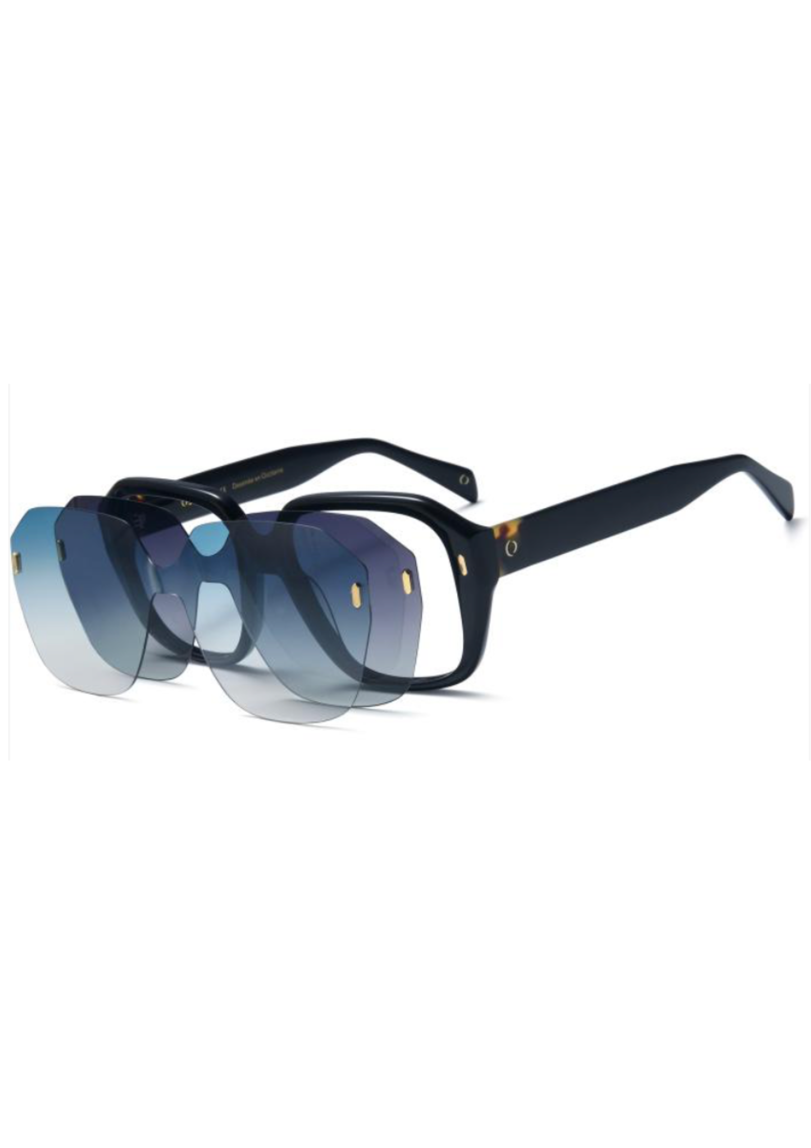 OSMOSE OCP610 | Lunettes de vue femme noir à clip