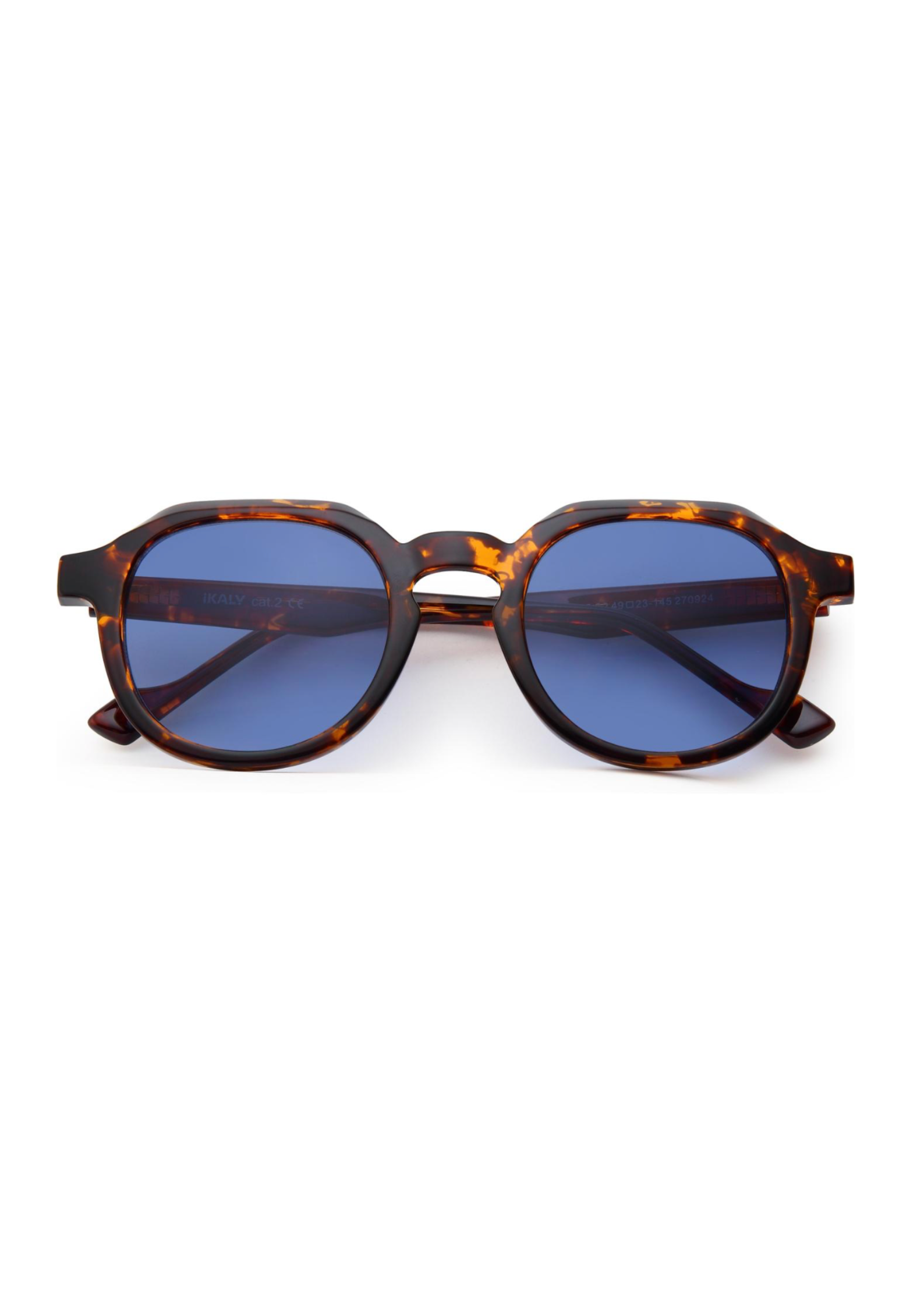 IKALY - SP4275 | Lunettes de soleil homme écaille & verres bleus