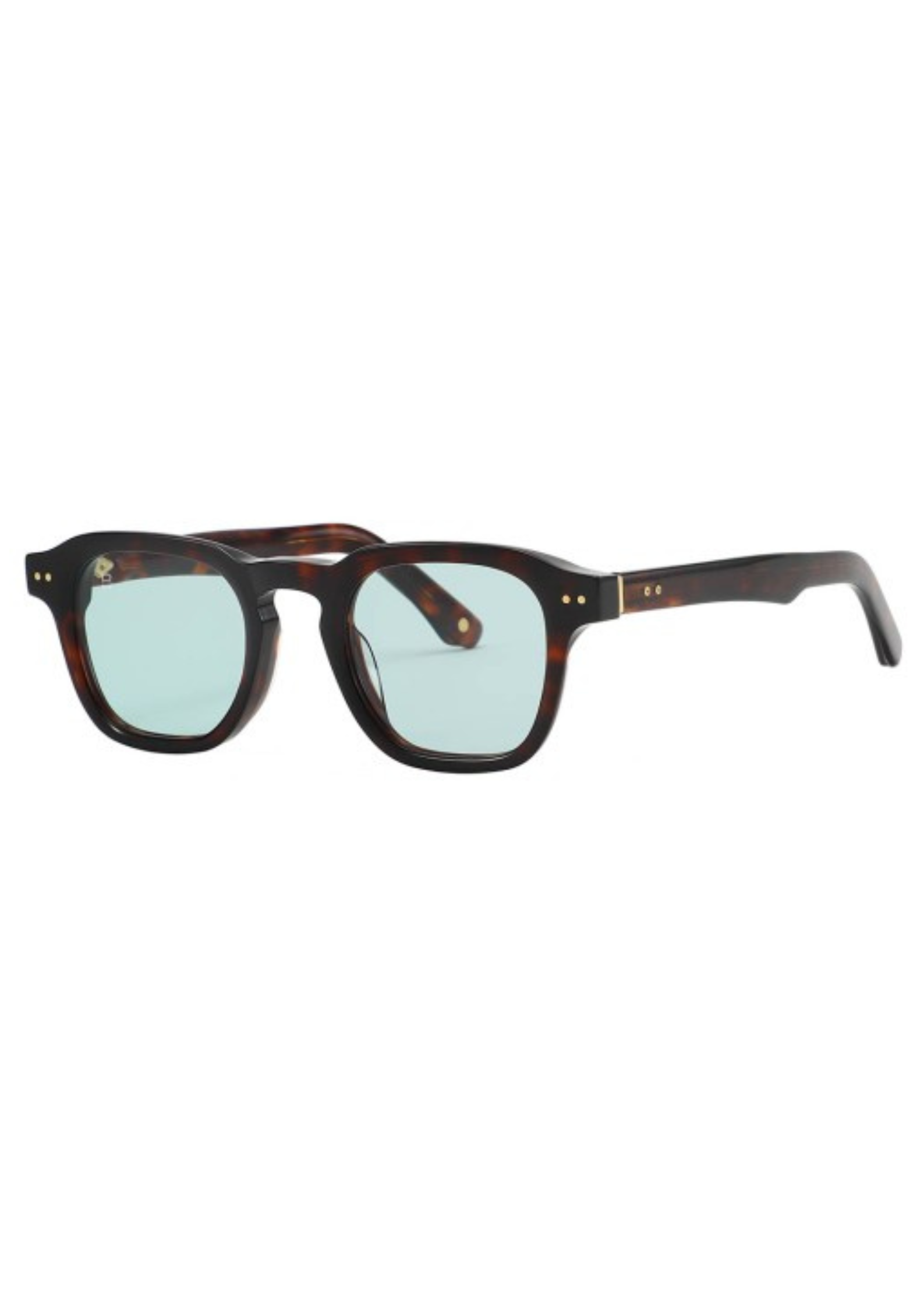 BALI River – Lunettes de soleil homme en acétate écaille verres bleu