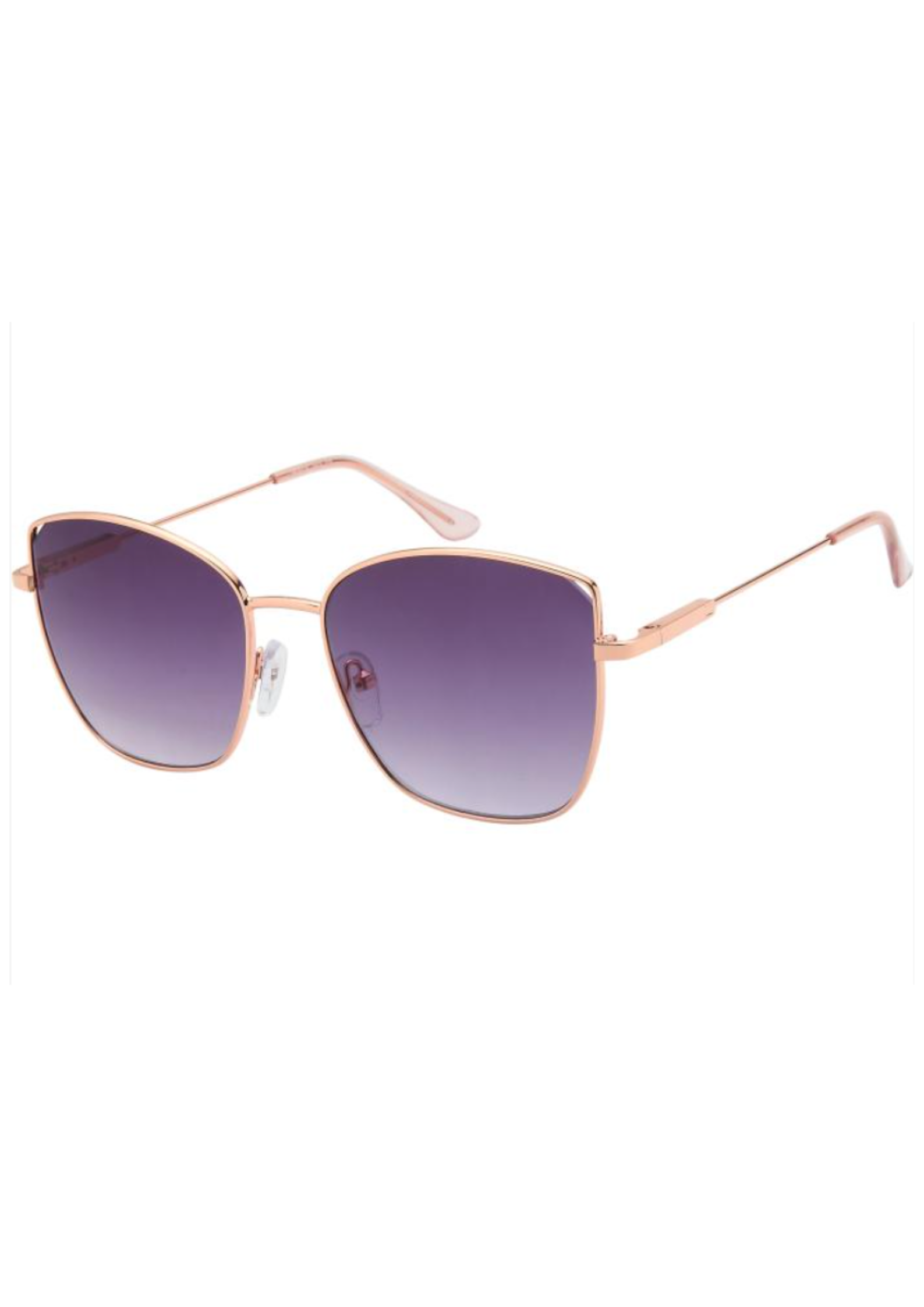 IKALY S377 – Lunettes de soleil femme métal or rose