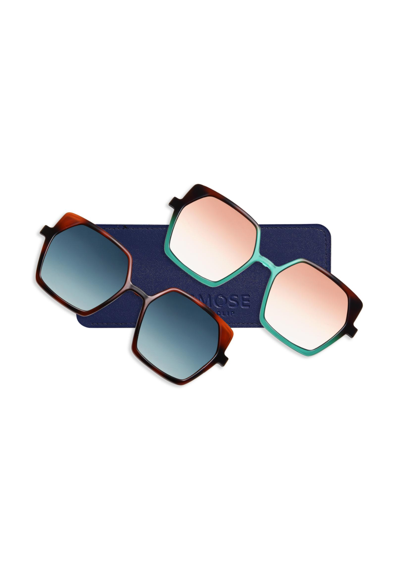 OSMOSE - OCP635 | Lunettes de vue femme combiné écaille et gold à clip