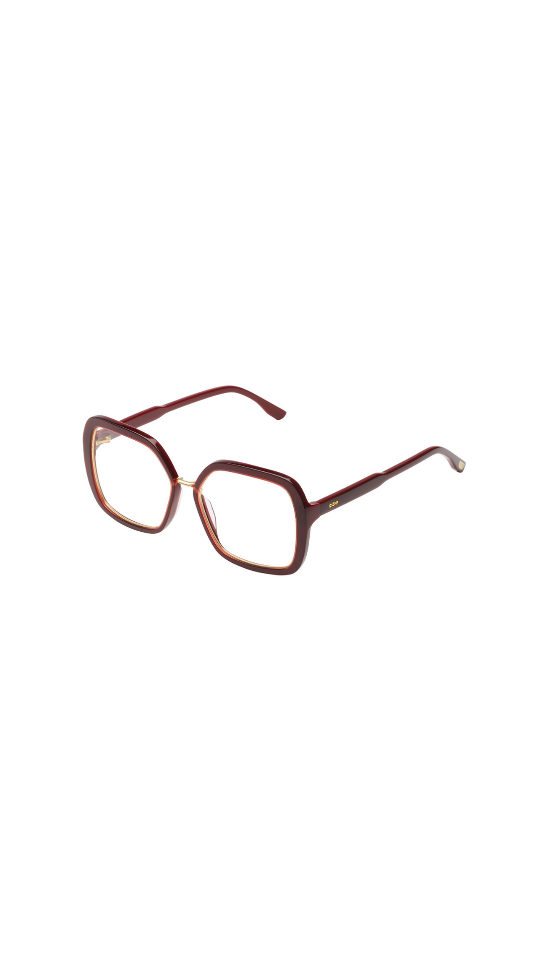 KOMONO – The Violetta | Lunettes de vue femme acétate rouge bordeaux