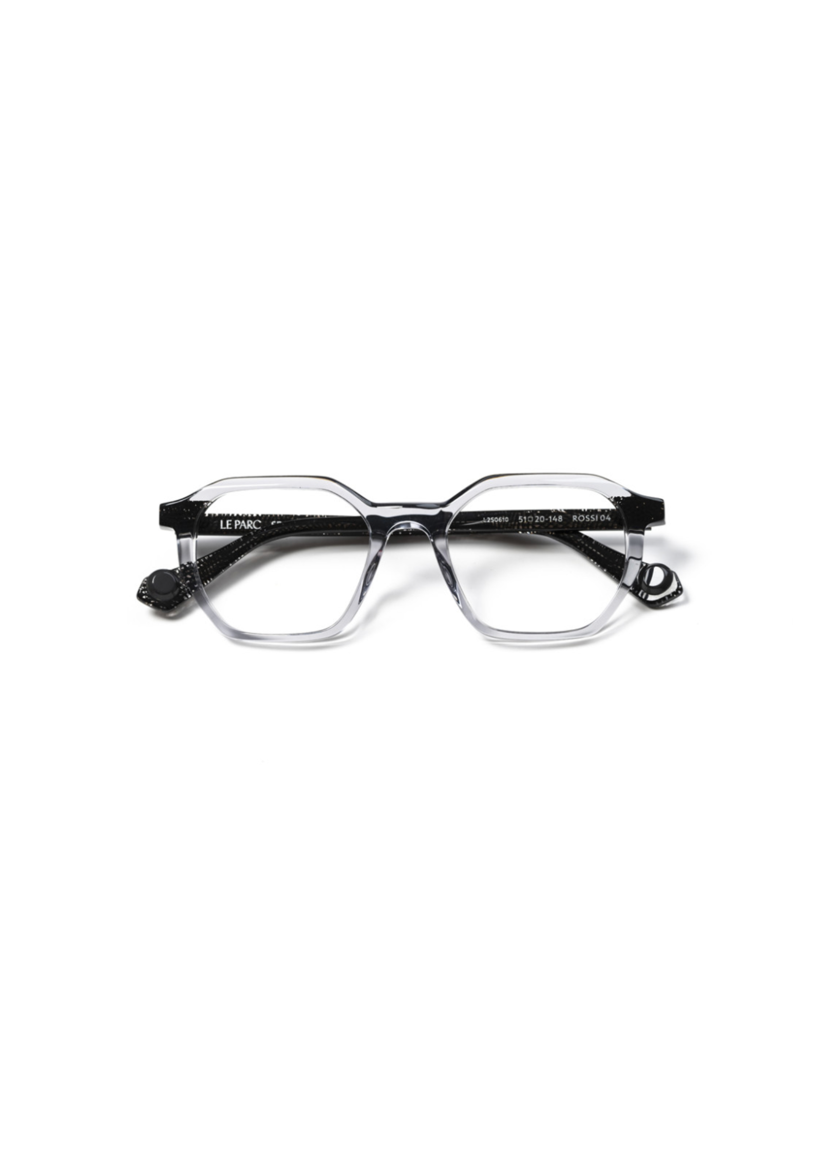 LE PARC – Rossi | Lunettes de vue homme cristal et noir