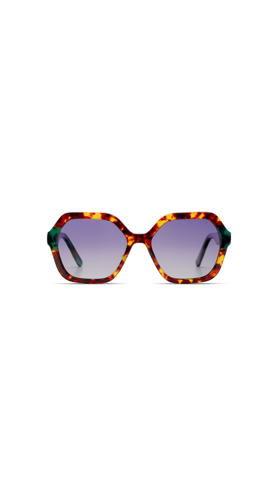 KOMONO Iggy – Lunettes de soleil femme écaille et vert