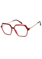 IKALY – OP422 | Lunettes de vue femme cristal rouge et doré