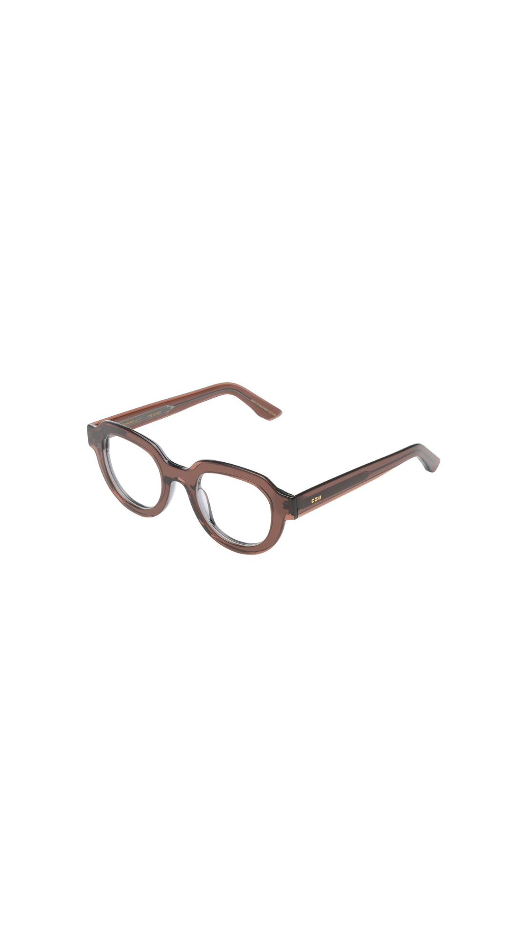 KOMONO – The Casey | Lunettes de vue femme acétate cristal marron